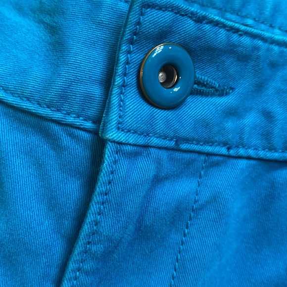 LOFT Teal Modern Crop Capris — Size 2 P NWOT - Picture 8 of 8